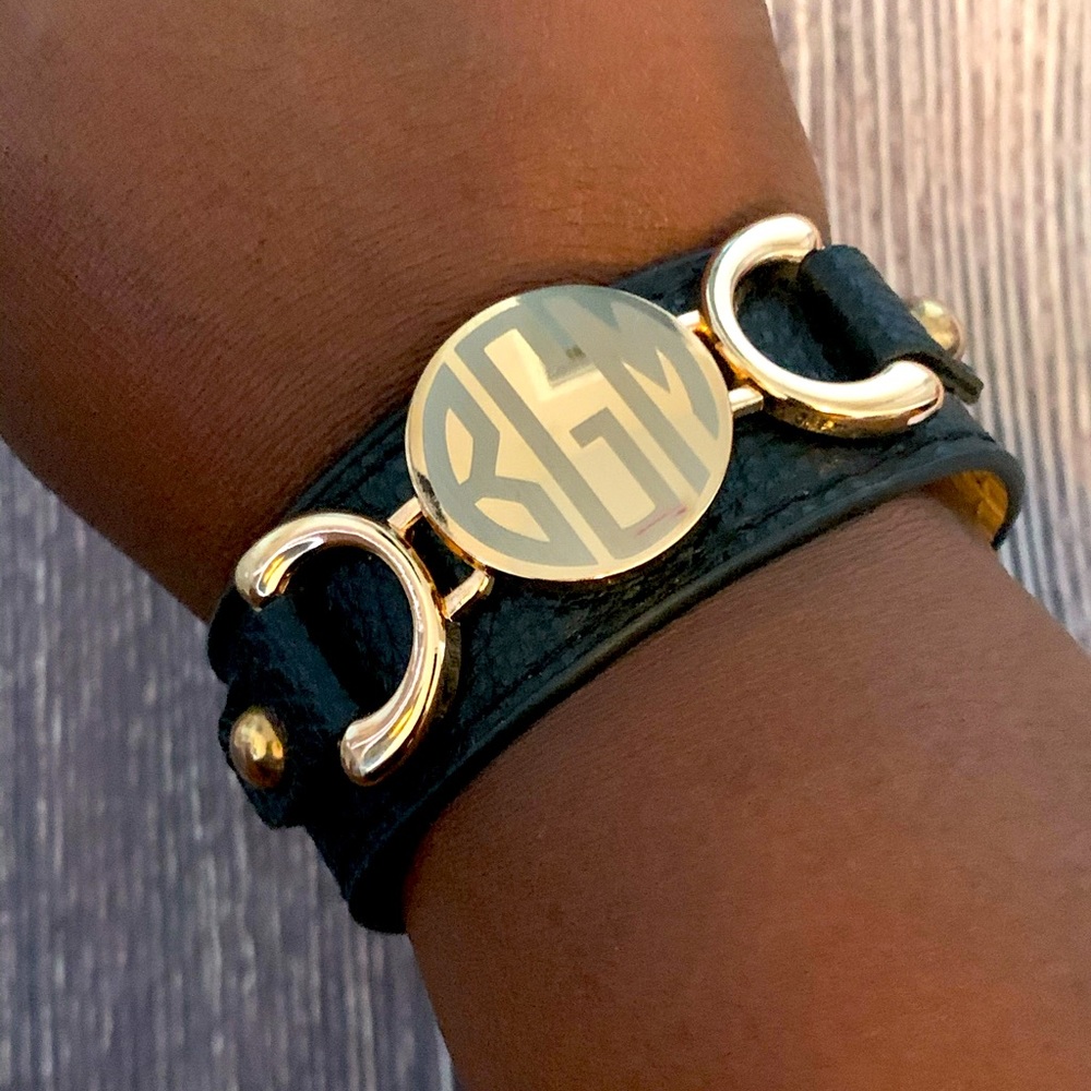 “BGM” snap bracelet